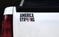 StickerTalk Christian America Strong Vinyl Sticker, 8 inches x 5 inches