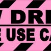 Use Caution New Driver Vinyl Sticker