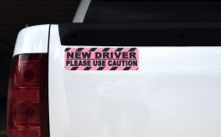 Use Caution New Driver Vinyl Sticker