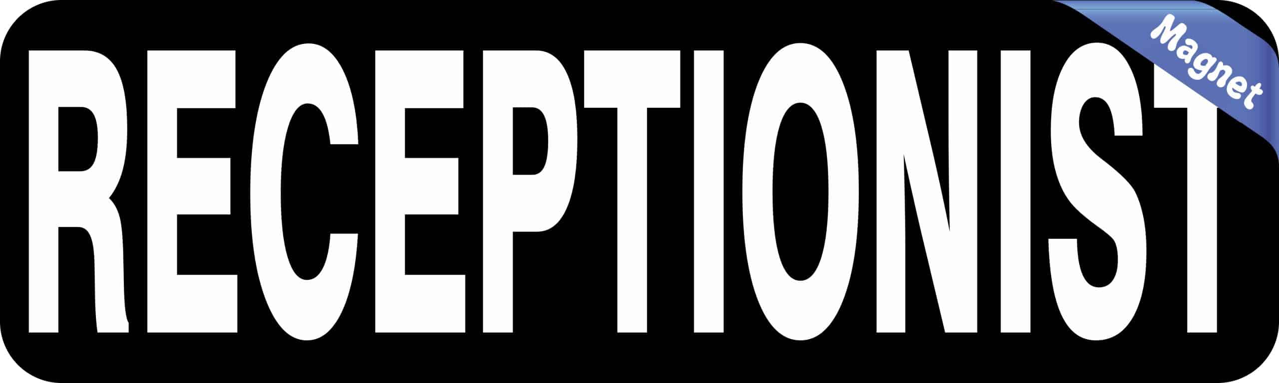 StickerTalk Receptionist Magnet, 10 inches x 3 inches - Image 2