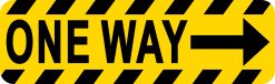 StickerTalk Right Arrow One Way Magnet, 10 inches x 3 inches