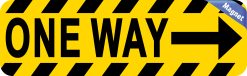 Alternative view of StickerTalk Right Arrow One Way Magnet, 10 inches x 3 inches
