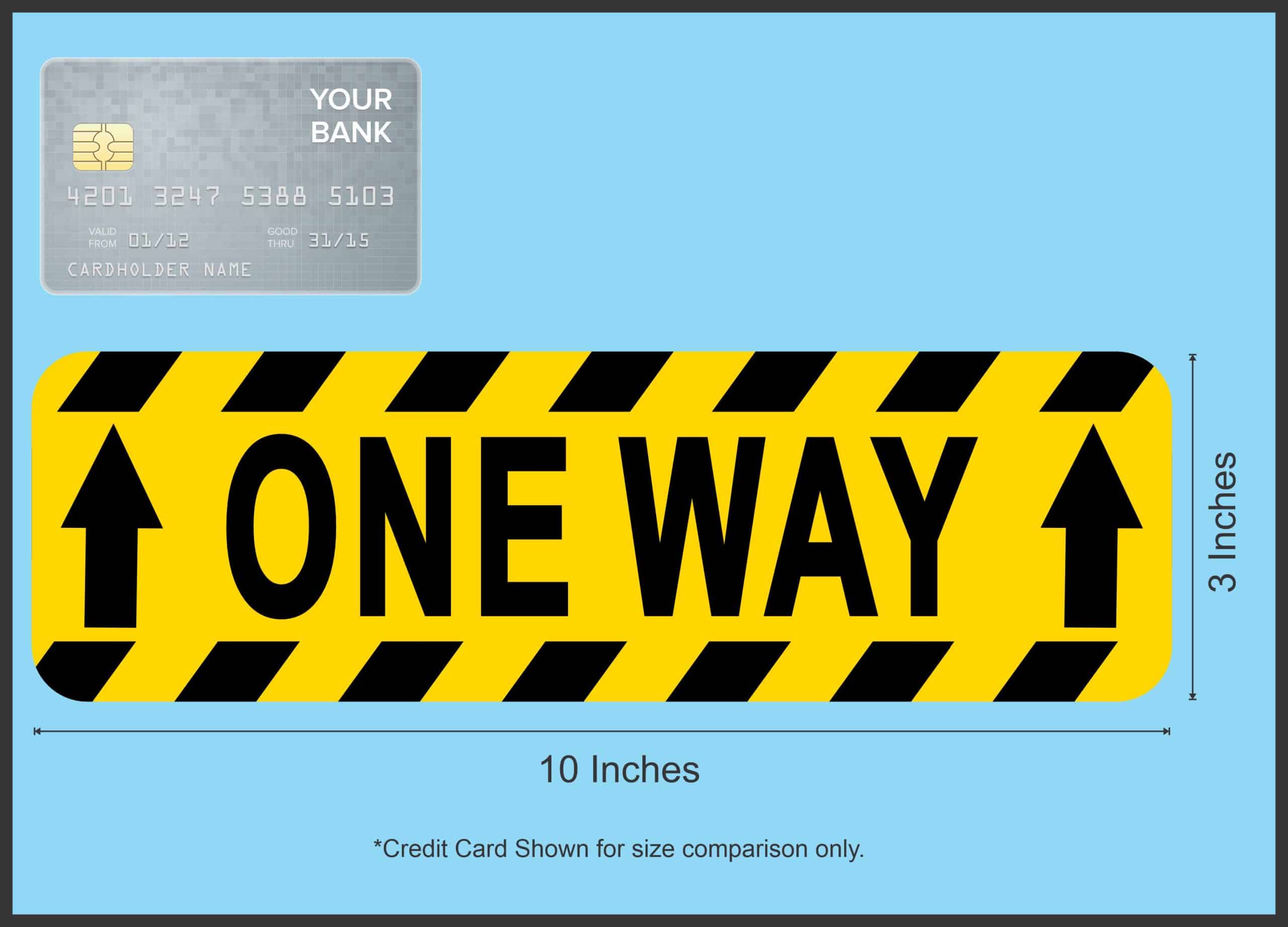 StickerTalk One Way Magnet, 10 inches x 3 inches - Image 3