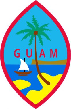 Seal of Guam Vinyl Sticker