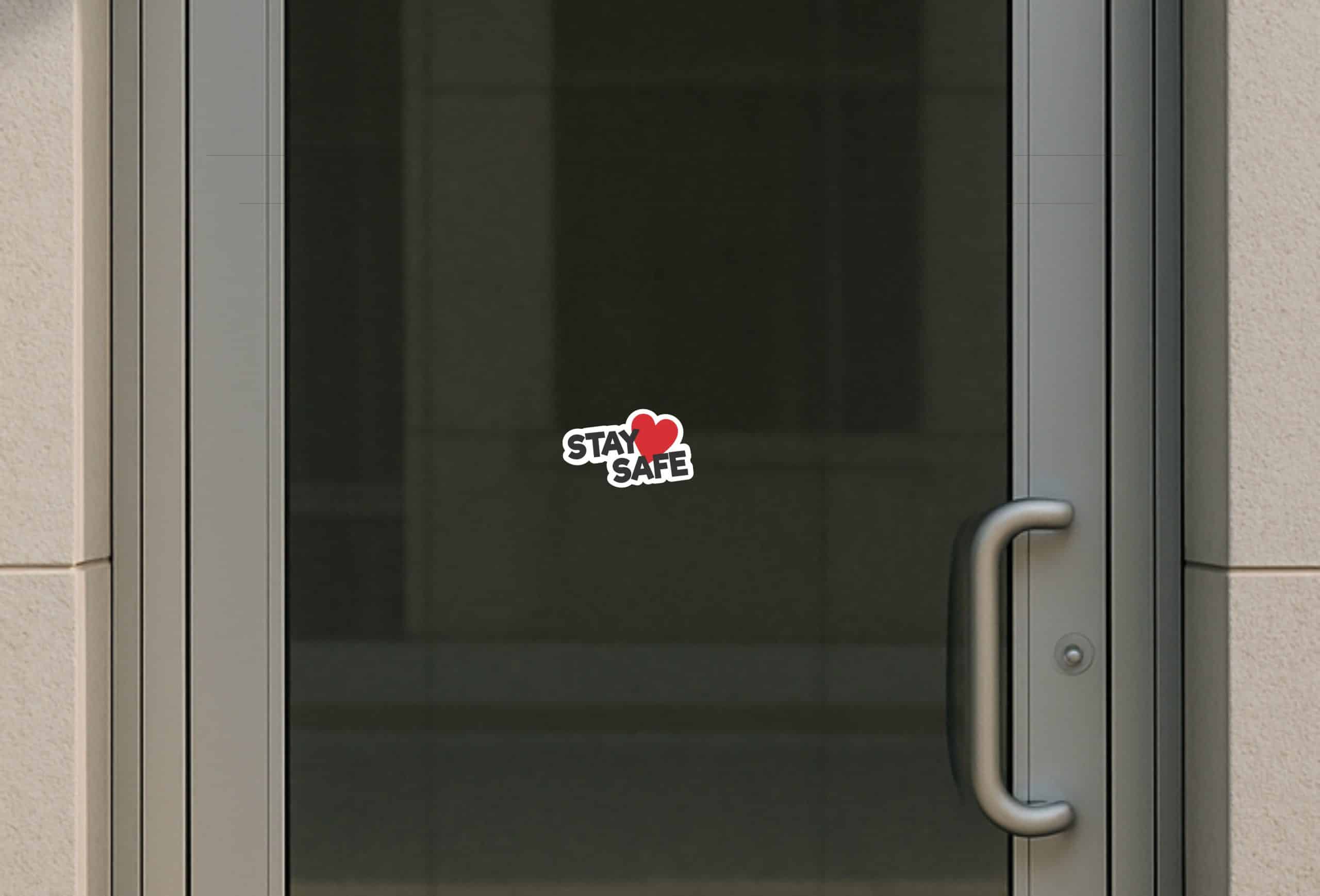 StickerTalk Stay Safe Vinyl Sticker, 5 inches x 3 inches - Image 6