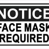 Notice Face Mask Required Magnet