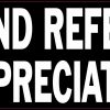 Tips and Referrals Appreciated Magnet
