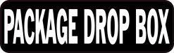 Package Drop Box Vinyl Sticker