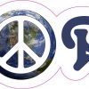 Peace on Earth Hope Vinyl Sticker
