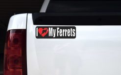 I Love My Ferrets Vinyl Sticker