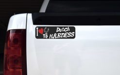 I Love My Dutch Harness Vinyl Sticker