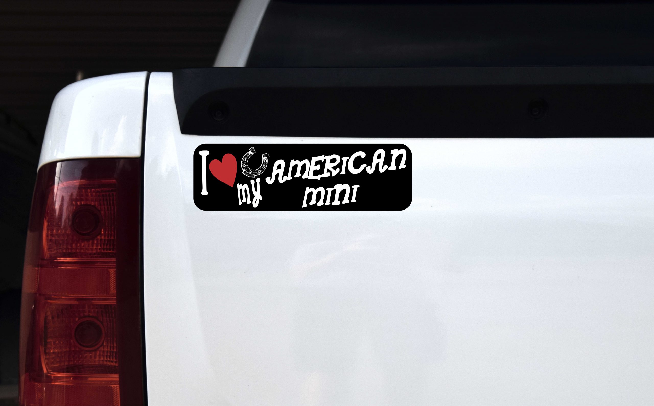 I Love My American Mini Magnet