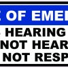 Driver Is Hearing Impaired Magnet