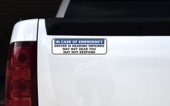 Driver Is Hearing Impaired Magnet