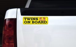 Twins on Board Vinyl Sticker