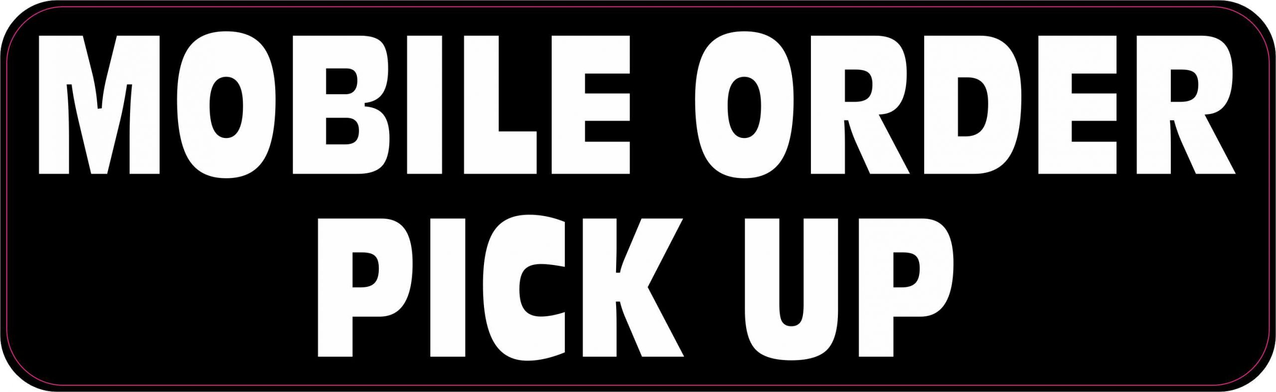 Mobile Order Pick up Magnet