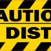 Caution Keep Distance Magnet