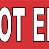 StickerTalk Do Not Enter Magnet, 10 inches x 3 inches