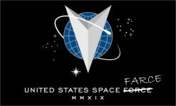 US Space Farce Flag Magnet