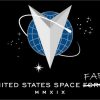 United States Space Farce Flag Vinyl Sticker