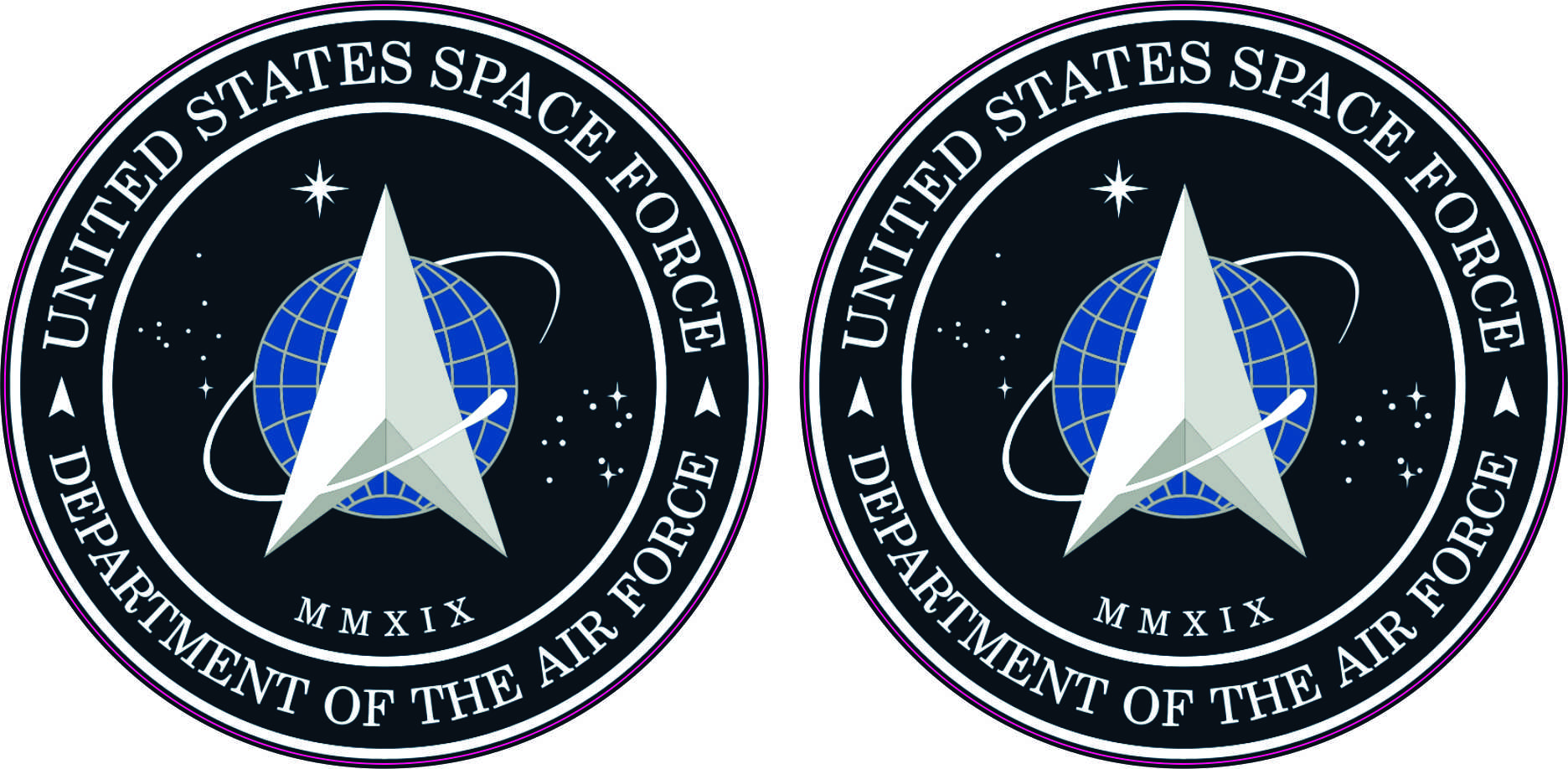 Space Force Air Force United States US Official X2 2.5" Sticker Decal 
