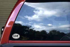 Oval GSM Great Smoky Mountains Vinyl Sticker