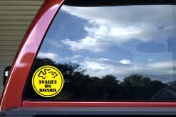 Snakes on Board Vinyl Sticker