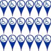 Handicap Map Pointer Vinyl Stickers
