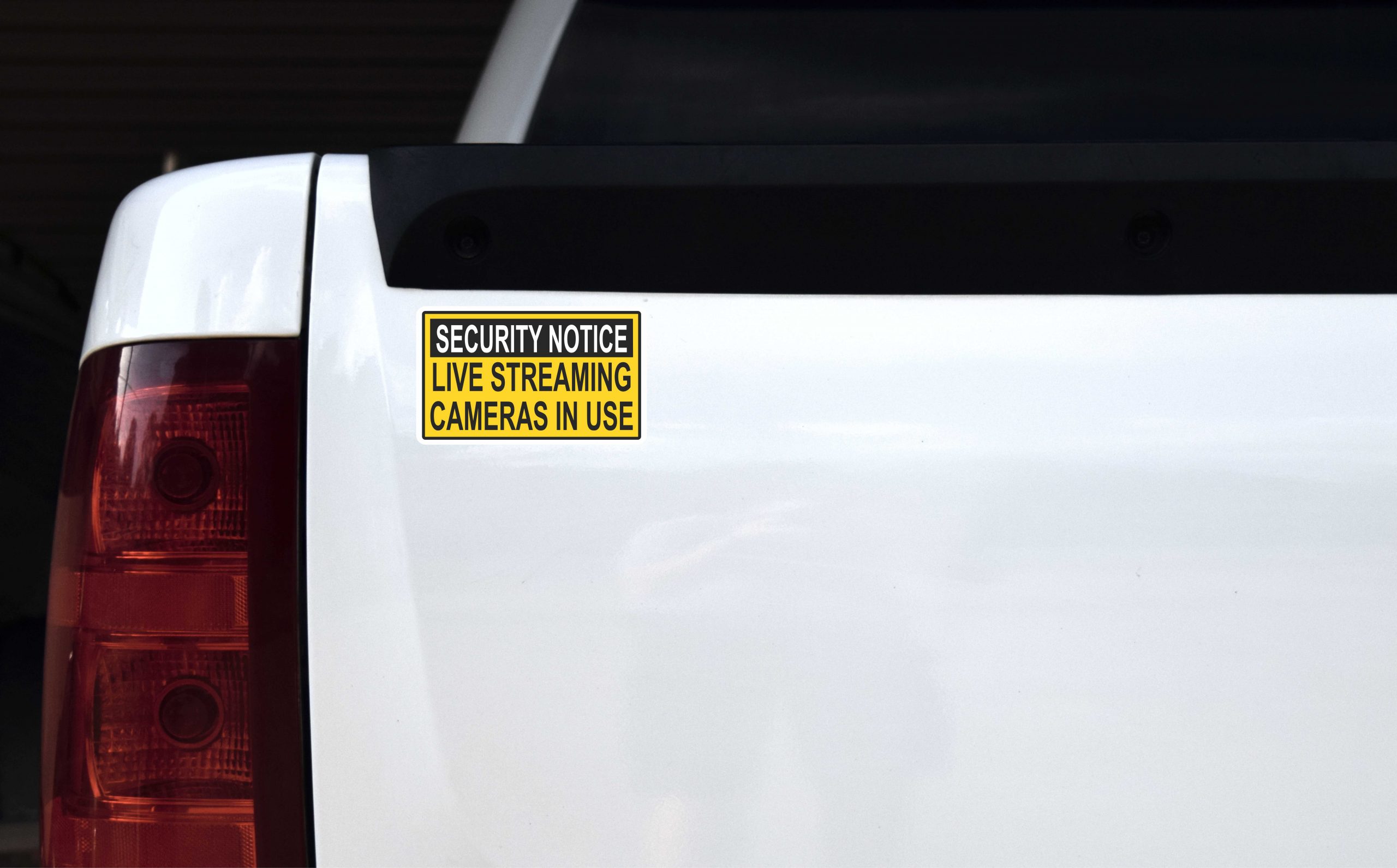 Live Streaming Cameras in Use Vinyl Sticker