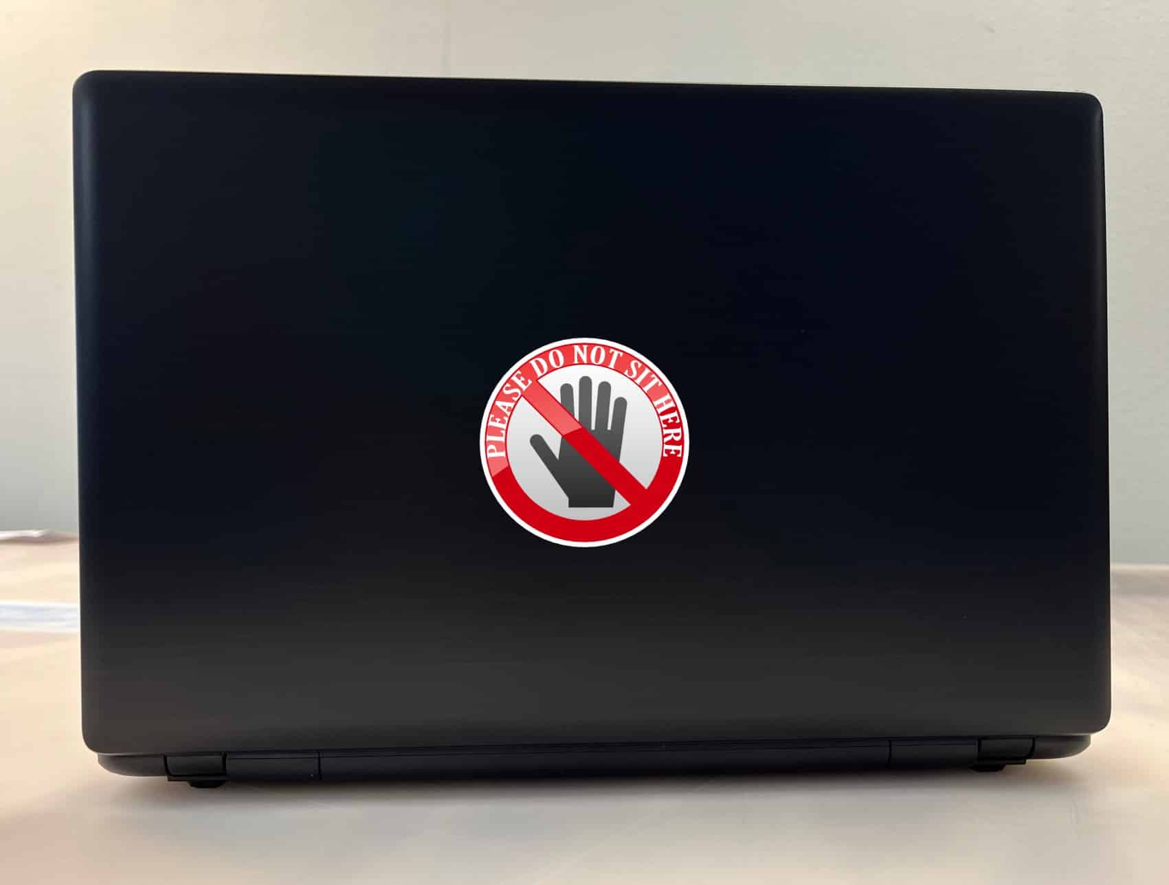 StickerTalk Do Not Sit Here Vinyl Sticker, 3 inches x 3 inches - Image 3