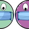 Mask Face Vinyl Stickers