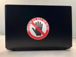 StickerTalk Do Not Sit Here Vinyl Sticker, 5 inches x 5 inches - Image 3