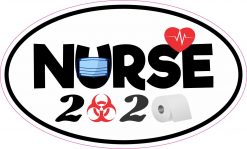 Biohazard Nurse 2020 Vinyl Sticker