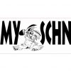 Dog Bone I Love My Schnauzer Vinyl Sticker