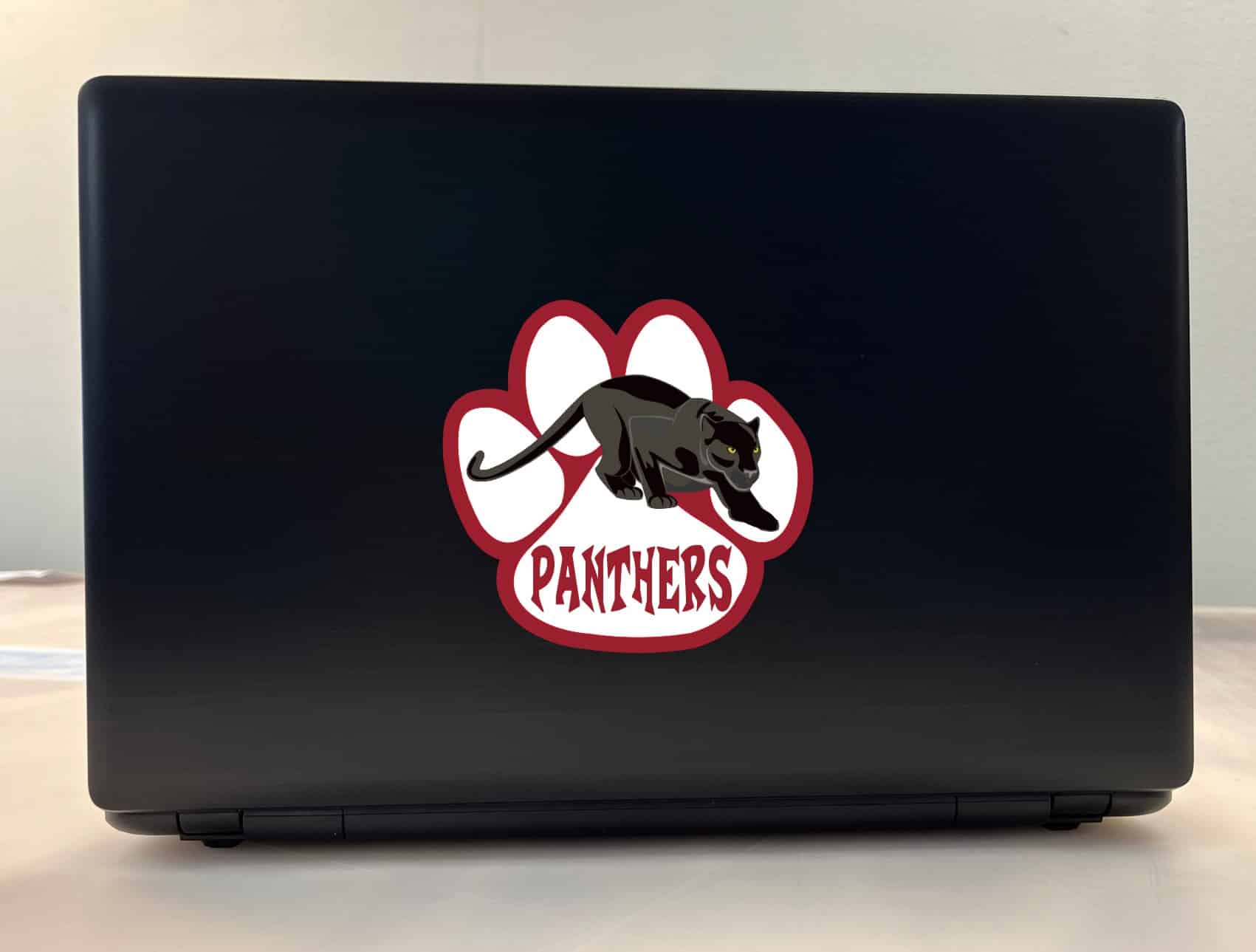 StickerTalk Maroon Paw Panthers Vinyl Sticker, 5 inches x 4.75 inches - Image 4