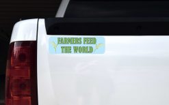 Rice Farmers Feed the World Vinyl Sticker