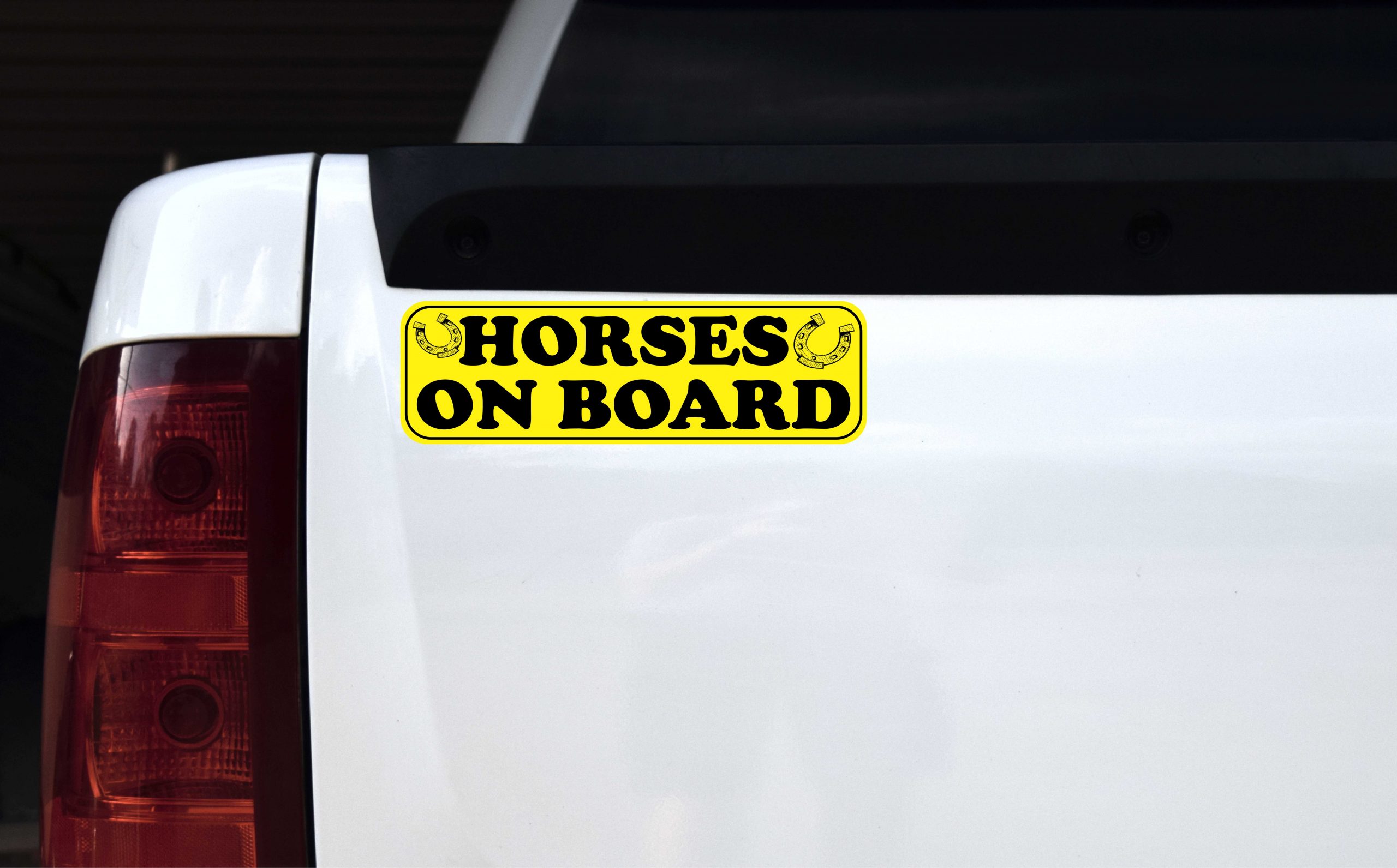 Horses on Board Magnet