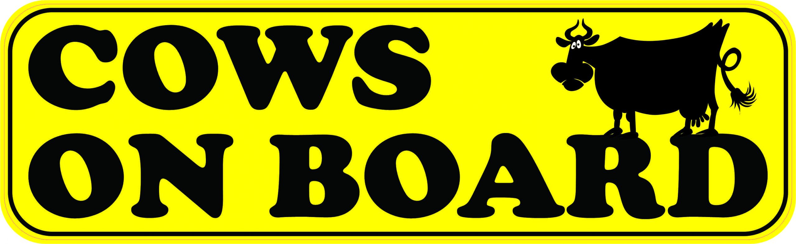 Cows on Board Magnet