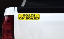 Goats on Board Vinyl Sticker