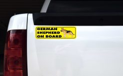 German Shepherd on Board Magnet
