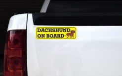 Dachshund on Board Magnet