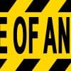StickerTalk Beware of Ants Magnet, 10 inches x 3 inches