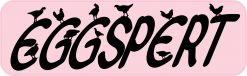 Chicken Eggspert Vinyl Sticker
