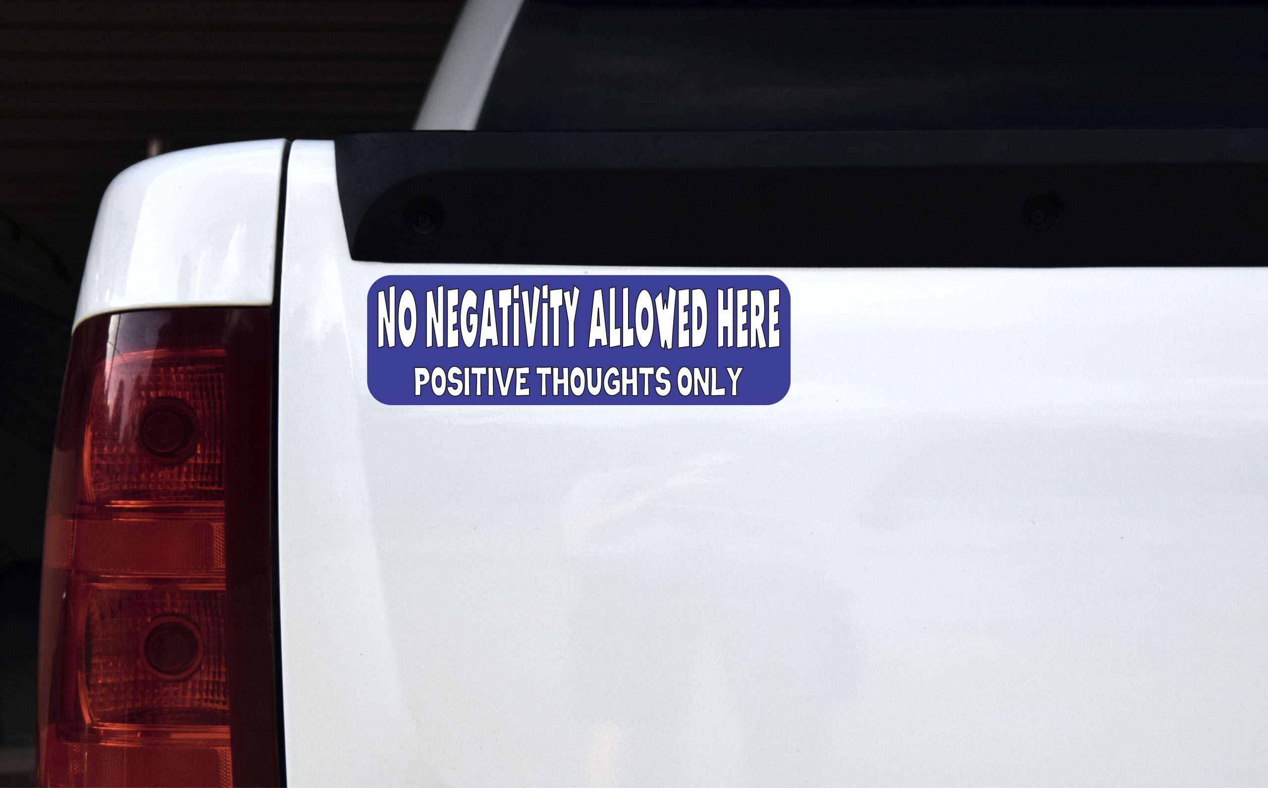 No Negativity Allowed Vinyl Sticker