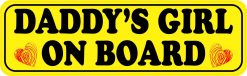 Daddy's Girl on Board Vinyl Sticker