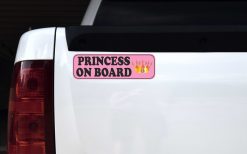 Princess on Board Vinyl Sticker