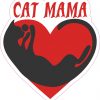 Cat Mama Vinyl Sticker