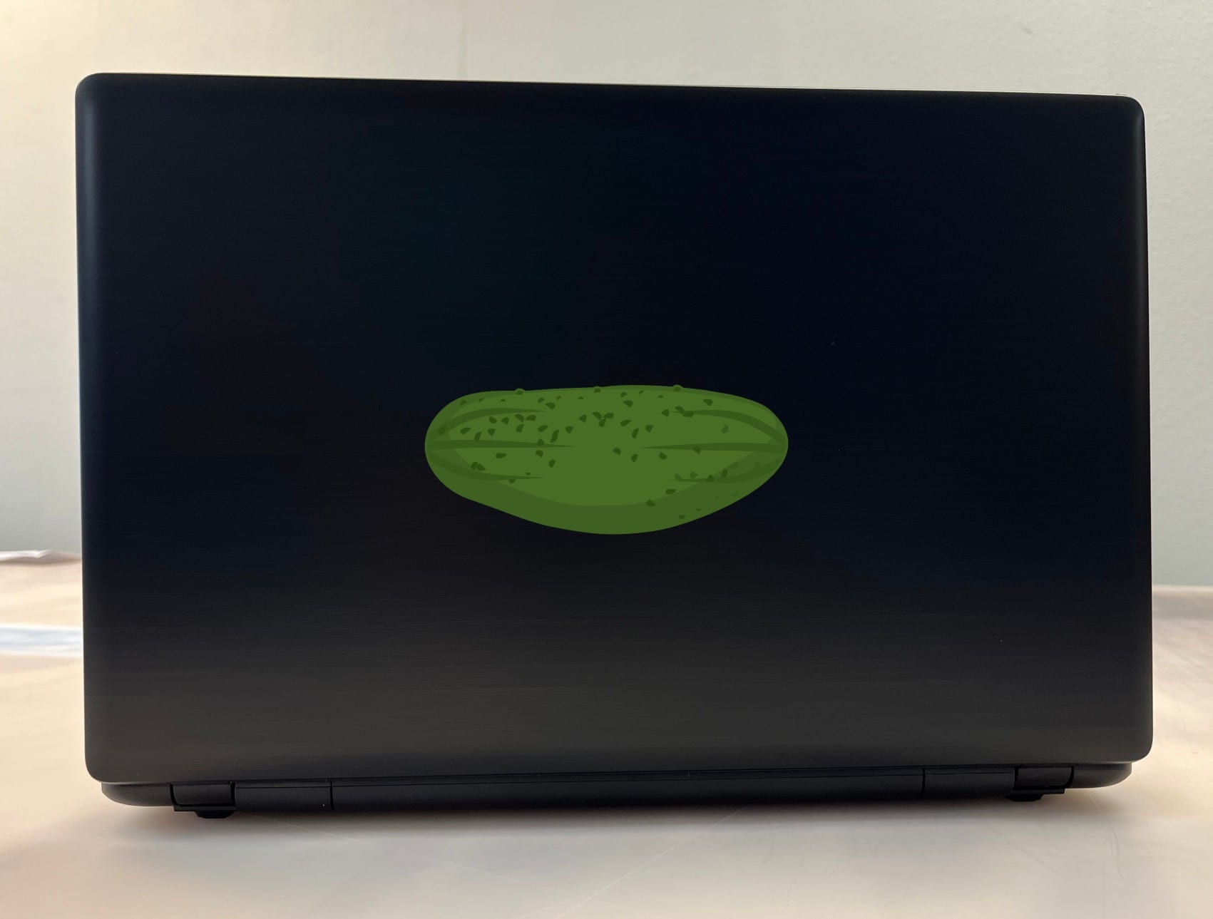 StickerTalk Pickle Vinyl Sticker, 5 inches x 2 inches - Image 3