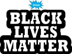 Alternative view of StickerTalk Black Lives Matter Vinyl Sticker, 6.5 inches x 4 inches