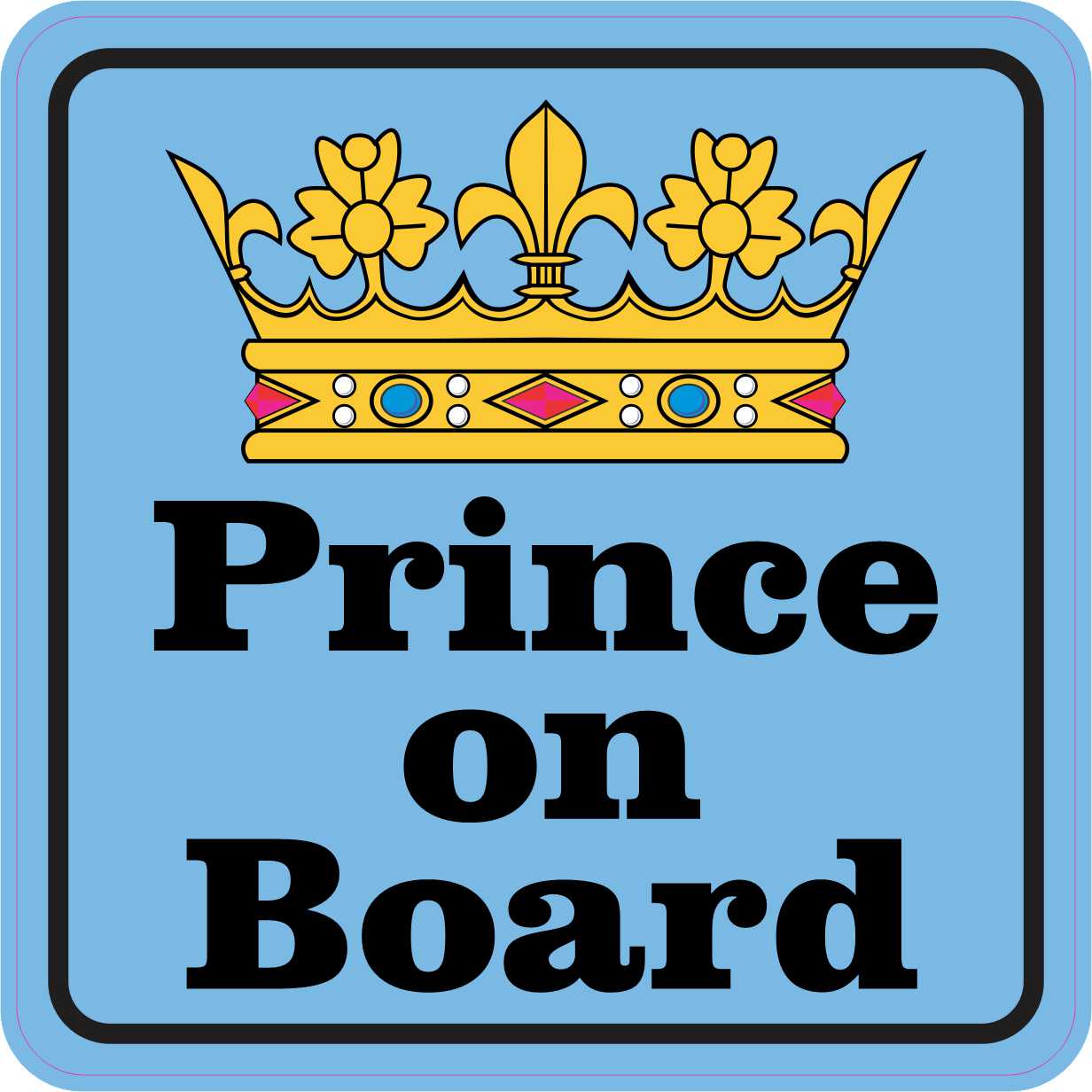 Prince on Board Vinyl Sticker